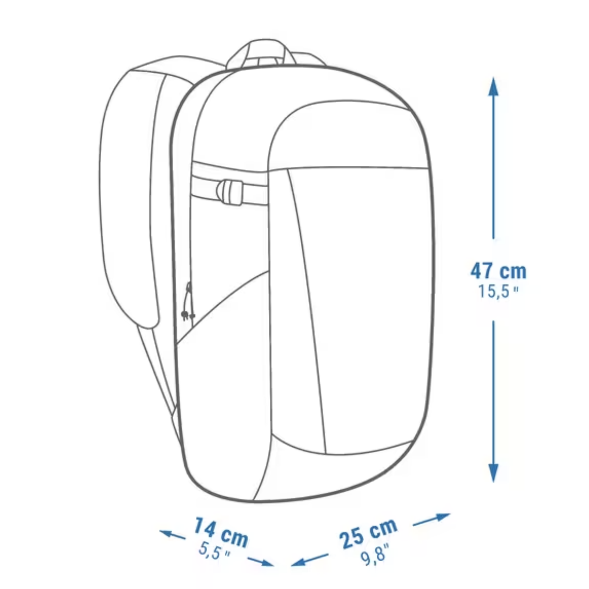 Mochila Quechua 20Lt